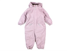 En Fant rubber snowsuit mauve shadow